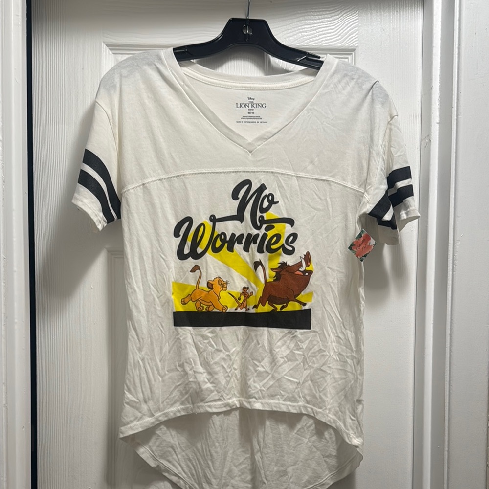 Disney Black and White Short Sleeve Graphic T-Shirt